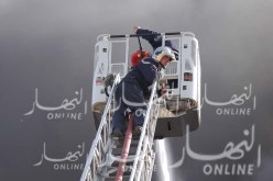 حريق مهول بالمركز التجاري “سوق دبي” بتيبازة