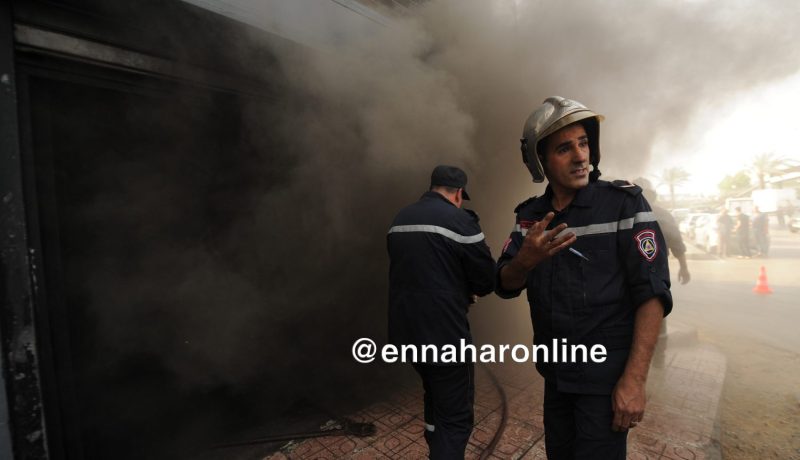 خسائر مادية في حريق بمحل تجاري بقالمة