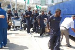 وصول المنتخب الزامبي إلى الجزائر