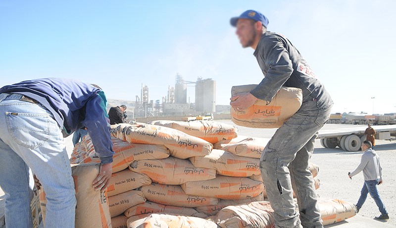 450 دينار سعر كيـس الإسمنـت في 2017