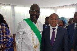 بالصور..رئيس الكاف يشارك في مراسم تنصيب “ويا” رئيسا لليبيريا