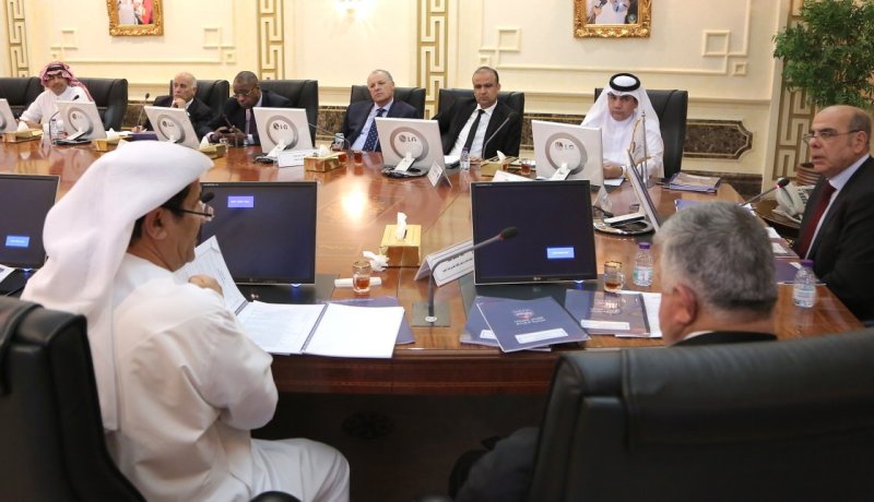 بالصور..روراوة يترأس إجتماع المكتب التنفيدي للإتحاد العربي