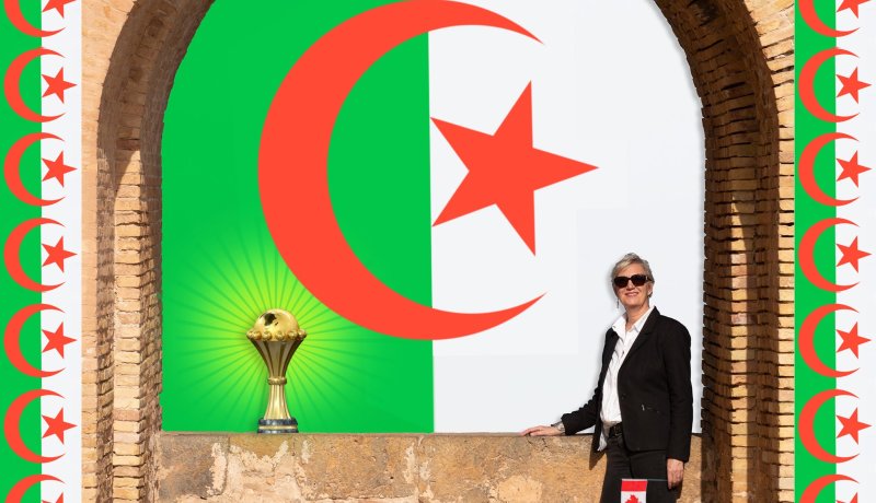 السفيرة الكندية بالجزائر تتفاعل مع هدف بونجاح