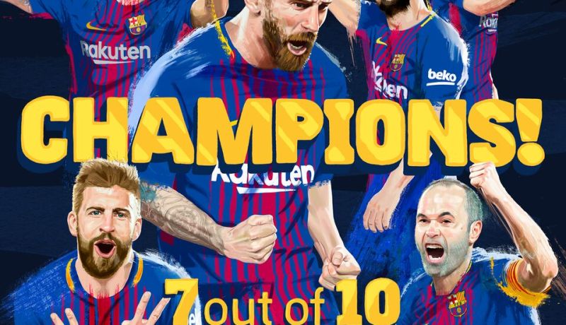 رسميا.. البارصا يُحقق لقب الدوري الإسباني