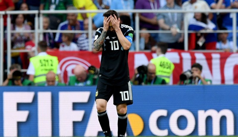 ميسي يتسبب في أول تعثر للأرجنتين خلال المونديال