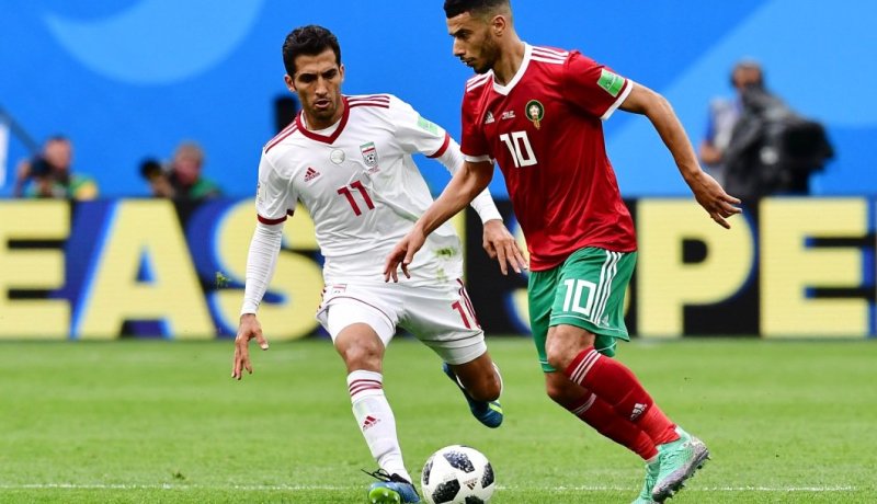 بالصور.. المغرب يسقط في الوقت القاتل ضد إيران