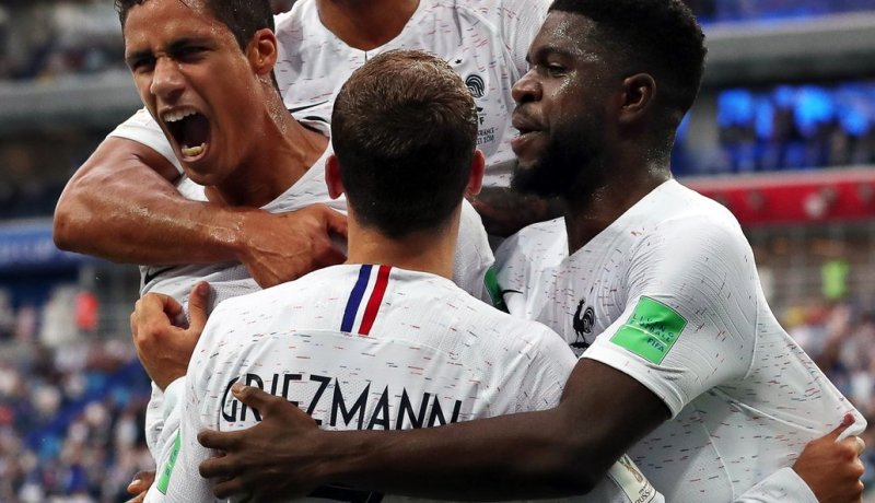 فرنسا أول المتأهلين للمربع الذهبي من مونديال روسيا