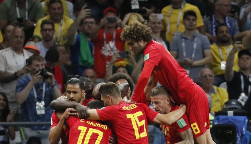 بالصور.. بلجيكا مُتقدمة بثنائية على البرازيل في الشوط الأول