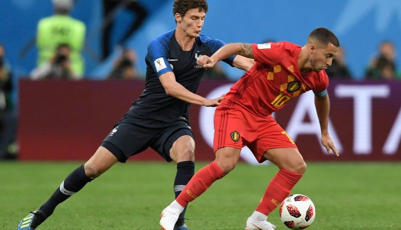 شوط أول سلبي بين بلجيكا وفرنسا في نصف نهائي المونديال