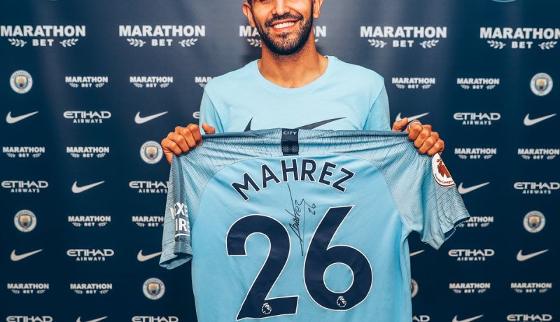 محرز يُحافظ على رقمه المُفضل مع مانشستر سيتي