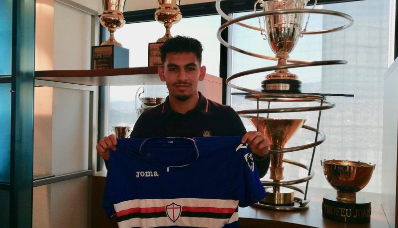 بهلولي يوقع أول عقد إحترافي له في سامبدوريا