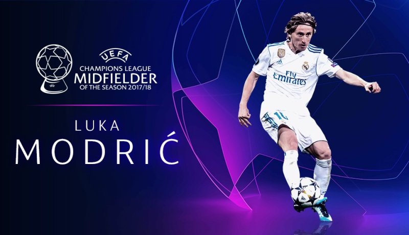 مودريتش أفضل وسط ميدان في أوروبا