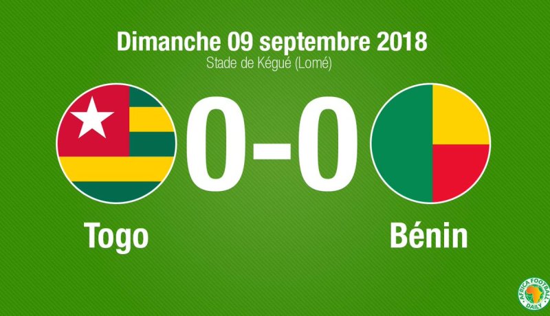 البنين تتعادل ضد الطوغو وتتقاسم الصدارة مع الخضر