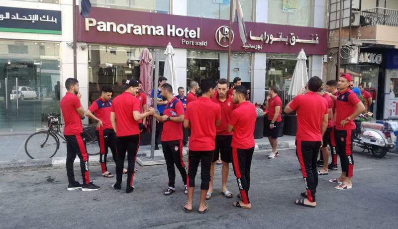 بالصور..لاعبو سوسطارة يقومون بجولة خفيفة بشوارع بورسعيد