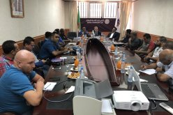 صور من الإجتماع الفني قبل مواجهة المولودية والرفاع البحريني