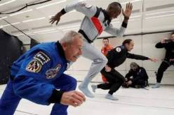 بالفيديو ..يوسين بولت يتحدى الجاذبية ويفوز بسباق في الفضاء !