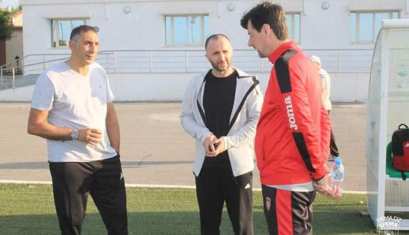 بالصور.. بلماضي يزور اتحاد العاصمة قبل مواجهة الداربي