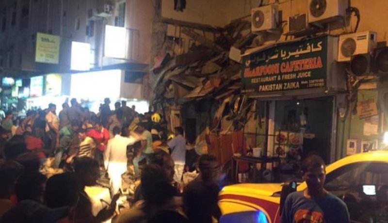 انهيار مبنى في البحرين يخلف إصابة 20 شخصا