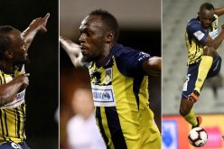 بالفيديو.. بولت يوقع أول ثنائية له بعد تحوله للاعب كرة قدم