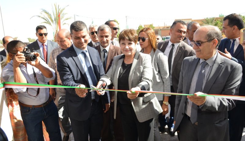 بالصور.. بن غبريط تدشن مؤسسات تربوية جديدة في الوادي