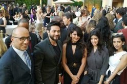 تامر حسني يكرم في لوس أنجلس مع أساطير الفن