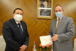 بوقدوم يستقبل سفير كولومبيا الجديد وممثل البنك الدولي بالجزائر