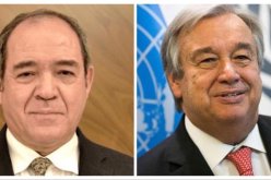 بوقدوم يهنئ الأمين العام لمنظمة الأمم المتحدة غوتيريش