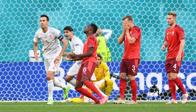 إسبانيا تنجو من فخ سويسرا وتبلغ نصف نهائي اليورو