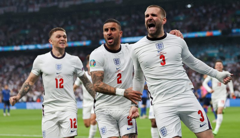 “الإنجليز” مُتفوقون في الشوط الأول أمام إيطاليا