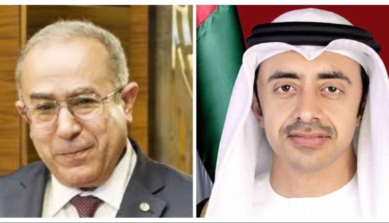 لعمامرة يتباحث التعاون في مجال مكافحة كورونا مع نظيره الإماراتي