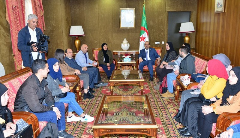 شنين يستقبل طلبة المدرسة الوطنية العليا للصحافة