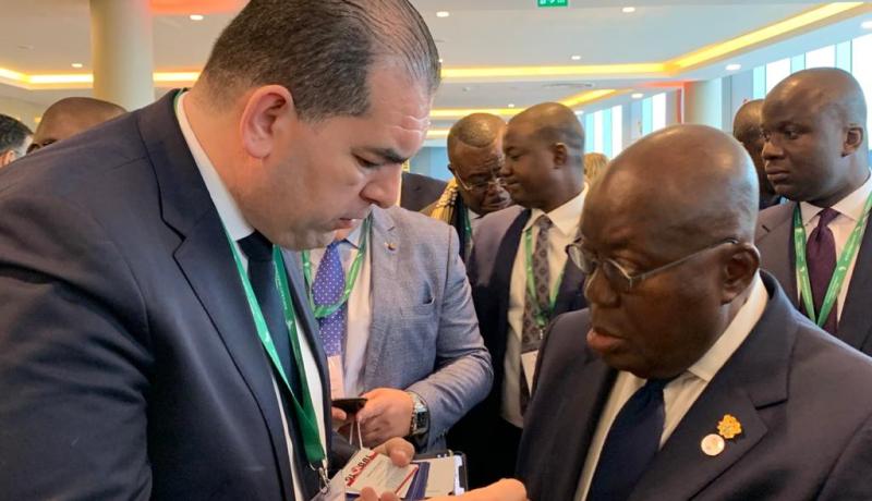 رئيس الأفسيو يبحث مع الرئيس الغاني تعزيز العلاقات الاقتصادية