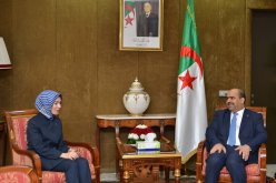 شنين يستقبل سفيرة تركيا في الجزائر