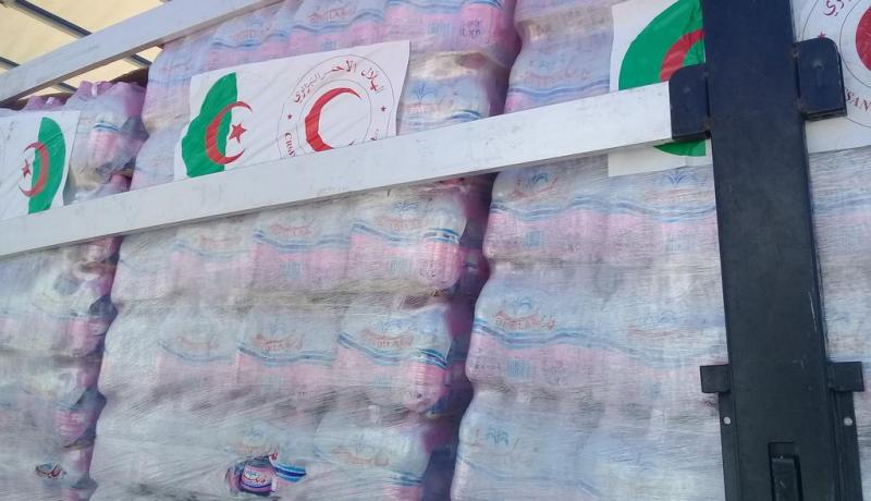 وصول 250 طن من المساعدات الغذائية والطبية إلى ميلة