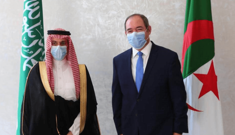 بوقادوم يبحث مع نظيره السعودي تعزيز العلاقات بين البلدين