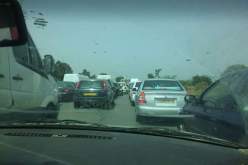 حركة مرور خانقة بالجهة الشرقية للعاصمة