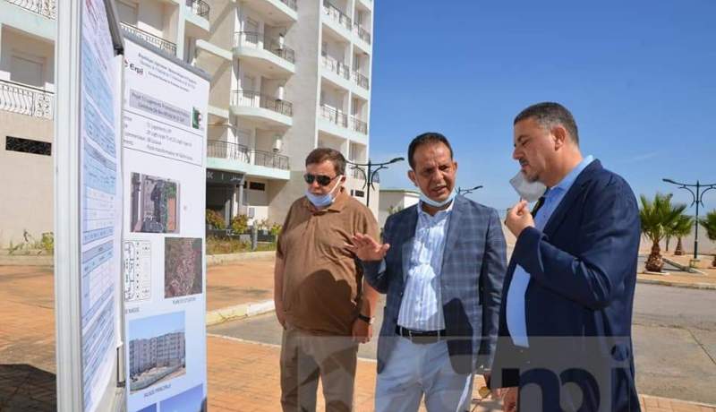 المدير العام لمؤسسة “ENPI” يأمر بالإسراع في استكمال التهيئة الخارجية للسكنات الجاهزة