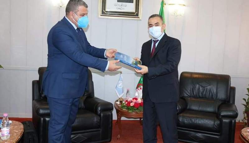 براقي يستقبل ممثل منظمة الأمم المتحدة للتغذية والزراعة “FAO” بعد انتهاء مهامه