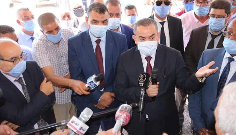 براقي يأمر بالإسراع في جلب محطة متنقلة لمعالجة مياه سد تلسديت