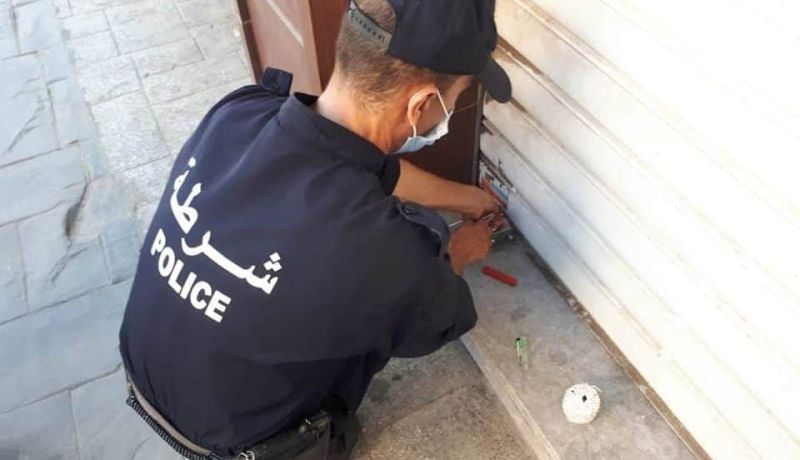 عين الدفلى: في ظرف اسبوع .. مصالح الامن تغلق 12 محلا لم تلتزم باجراءات الوقاية