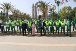 وزيرة البيئة تشكر عمال النظافة