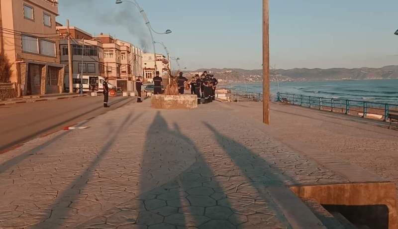 استئناف عملية البحث عن غريق في بحر العربي بن مهيدي بسكيكدة