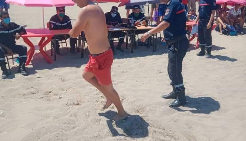 بالصور.. الحماية المدنية تباشر انتقاء حراس شواطئ مؤقتين