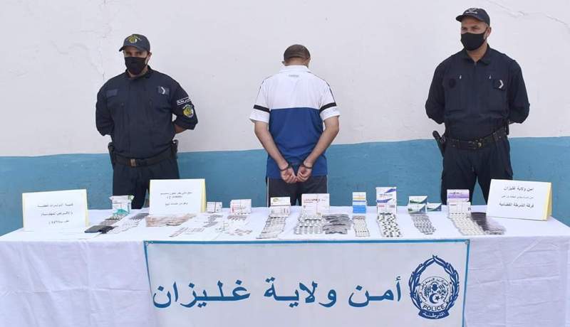 غليزان.. توقيف شخص وحجز 1475 قرص مهلوس