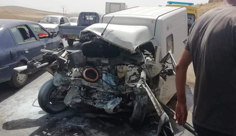 5 ضحايا اثر حادث مرور في تيسمسيلت