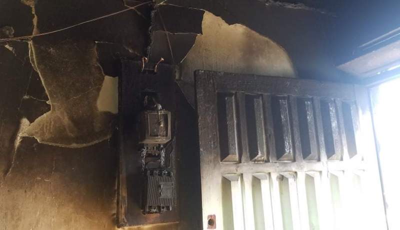 حريق مهول داخل منزل في قالمة