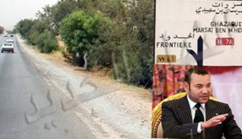 المغرب يباشر عملية شق طريق لإعطاء الشرعية للأراضي المغتصبة سنة 1975