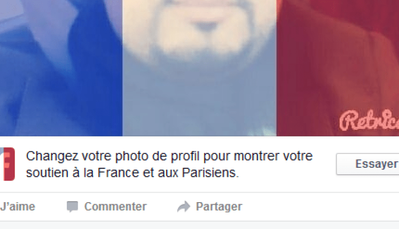 الفيسبوك يتضامن مع فرنسا وأداة  السلامة لطمأنة الاصدقاء في الخارج