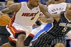 ليبرون جيمس يقود ميامي هيت للفوز في دوري كرة السلة الأمريكي