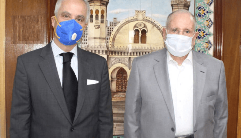 غلام الله والسفير البرتغالي يتباحثان حول الحريات الدينية لغير المسلمين في الجزائر